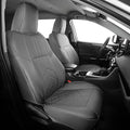 for Toyota RAV4 Seat Covers 2013 2014 2015 2016 2017 2018 RAV 4 XLE SE Limited Platinum Adventure (not for LE&Hybrid) - Custom Leather Car Seat Covers Full Set - BlackGrey