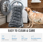 Dog Bed for Truck Back Seat Non-Slip, Truck Dog Bed Soft and Comfortable, Back Seat Pet Bed Mat for Travel, Pet Car Blanket for Backseat Extender and Seat Covers Grey 59”X27.5”