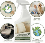 Couch Cleaner and Stain Remover Spray – Professional Strength, Multi-Surface Fabric and Upholstery Cleaner – Pet-Safe, Non-Toxic, Quick-Drying for Couches, Sofas & Car Interiors.