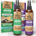 Uncle Todd's Odor Stomp Shoe Deodorizer 2-Pack - Proven & Powerful Enzyme Shoe Spray for Odor Elimination in All Footwear
