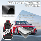 Car Seat Covers Fit for Infiniti g37 2000-2026, Stylish Sport Seat Covers, Waterproof Wear-Resistant Premium Nappa Leather Car Seat Cover.(2 Pcs Front with Pillow/Black Red)