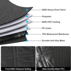 sportuli Dog Car Seat Cover Replce for Toyota Tacoma/Ford Ranger/Chevy Colorado, 600D Oxford Cloth Heavy Duty Waterproof Non Slip Pet Truck Back Bench Seat Cover, Fit for All Mid-Size Trucks