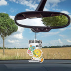 Frienda 5 Pieces Funny Car Air Fresheners for Men Air Freshener Hanging Truck Car Accessories Ideal Gift for Birthday Party
