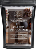 Lapew Santal Carpet Deodorizer Powder - Pet Safe Freshener for Vacuuming | Scented Odor Eliminator for Home | 36 oz