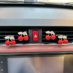 4pcs Cute Turtle Car Air Vent Diffuser – Clip-On Fragrance Air Freshener for Cars with Replaceable Refills, Adorable Animal Car Vent Clip for SUV & Truck (Red Cherry, Ocean)