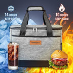 Insulated Cooler Bag Soft Cooler Bag for Men/Women with Shoulder Strap, Leakproof for Camping, Travel, Picnic, Work (30L)