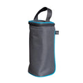 J.L. Childress Breast Milk Cooler Travel Bag - Insulated Baby Bottle Storage Bag, Portable Organizer Pack for Breast Milk, Use for Daycare or On the Go, Fits 1-2 Bottles - Grey/Teal