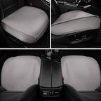 2pcs All-Season Car Seat Wraps Grey - Breathable Car Seat Covers with Anti Slip Bottom - Durable Auto Seat Cushions Universal Fit for Vehicles Cars SUV Trucks Front Seats