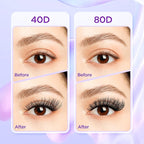 Lash Extension Kit DIY Lash Clusters Kit Eyelash Extensions Individual Lashes Extensions with (Bond,Seal,Tweezers,132Pcs,Pixie,0.07D,10-16mm)