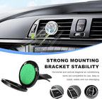 2PCS 30mm Car Diffuser Vent Clips, Tree of Life Aromatherapy Essential Oil Diffuser Locket with 12 Felt Pads, Stainless Steel Car Diffuser Locket Air Freshener (Style 3)