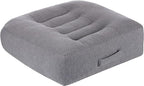 WSGJHB Large Seat Cushion, Extra Thick Booster Seat Cushions for Office Chairs Long Sitting Office Workers, Car Drivers, Relieves Back Pain, Breathable, Anti-Slip, 20x20x6 inchs, Gray