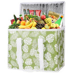 CIVJET 1-Pack Insulated Reusable Grocery Shopping Bags, X-Large Insulated Food/Pizza Delivery Bag for Delivery Drivers, Commercial Food Warmers, Tote Cooler/Thermal Bags