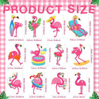 Demissle 24 Pcs Flamingo Air Freshener Flamingo Hanging Long Lasting Car Scented Tropical Automotive Air Fresheners for Rearview Mirror Birthday Beach Party Favor Accessories