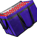 Musbus 1 PACK Purple Extra Large XXXL Insulated Food Delivery Bag Cooler for DoorDash - Keep Food Warm, Catering Shopper Hot