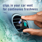 Febreze Car Air Freshener, Odor-Fighting Automotive Vent Clip, Scented Car Accessories, Long Lasting for Strong Odors, Unstopables Fresh Scent, .07 fl oz, 4 Count