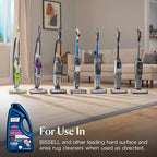 Bissell MultiSurface Floor Cleaning Formula-Crosswave and Spinwave, 17891, 64oz, Removes Everyday Dirt and Grime, Safe on Sealed Hard Floors, Tile, Laminate, Area Rugs, Spring Breeze