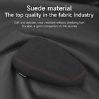 Alcantane style car leg knee pads memory foam car center console knee cushions car leg pads protect knee and leg elbow pads car copilot Universa version (Red line lift leg pad)