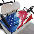 Biyejit Golf Cart Seat Covers with 4 Pockets Golf Cart Seat Towel Blanket Fits 2-Seat Golf Carts, Golf Cart Accessories