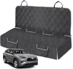Dog Car Seat Cover Compatible with Toyota Highlander 2013-2024 2025, Waterproof Pet Bench Seat Cover for Back Seat, 600D Heavy Duty Scratch Proof Nonslip Truck Seat Covers for Dogs