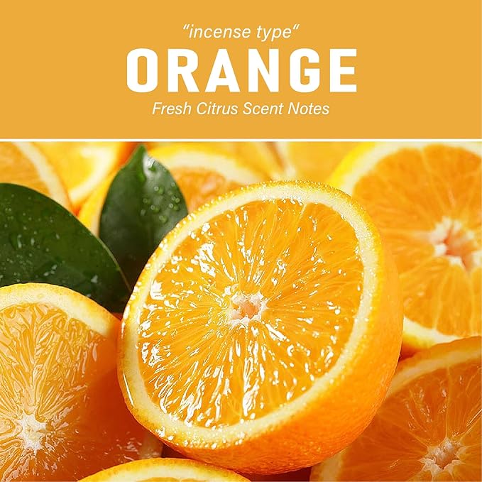 Cute Car Air Freshener 2 Pack, Lightbulb-Shaped Car Fresheners, Automotive Vent Clip, Long Lasting Scent, Essential Oils, Cute Car Accessories for Women, Orange Scent
