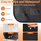 Car Seat Protector,2Pack Car Seat Cushion,with Thickest Padding and Non-Slip Backing,Waterproof 600D Fabric Car Seat Covers with Storage Pockets for Baby for Baby、Pet and All Types of Cars