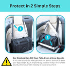 Crash-Tested & Airline Approved Pet Carrier (Test with FMVSS 213b - 5 Star Safety Rated by CPS) | 3-in-1 TSA Dog Carrier Airline Approved - Lab Tested Cat Car Seat - Expandable Cat Bag |