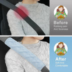 JUSTTOP 2-Pack Universal Car Shoulder Strap Pads Cover for A More Comfortable Driving, Shoulder Strap Covers Harness Pad for Car Interior Accessories(Pale Blue)