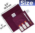 FRIO Cooling Wallet - Insulin Cooler for 45+ Hours of Stress Free On The Go - Burgundy - Small