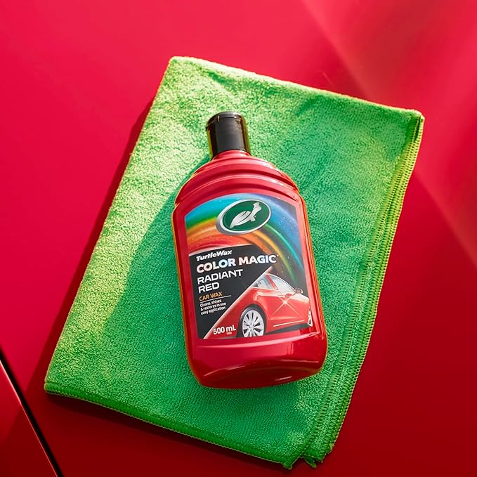 Turtle Wax 52711 Color Magic Car Paintwork Polish Restores Colour & Shine Red 500ml