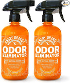 Angry Orange Pet Odor Eliminator for Strong Odor - Citrus Deodorizer for Strong Dog or Cat Pee Smells on Carpet, Furniture & Indoor Outdoor Floors - 2 Pack - Puppy Supplies