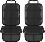 Car Seat Protector,Auto Car Seat Protectors Baby Carseat Waterproof & Durable 600D Fabric for Child Baby Car Seat Mat Vehicle Pet Cover 2 Storage Pockets (2 Pack)