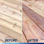 Seal-Once Nano+Poly Penetrating Wood Sealer with Polyurethane - Premium Waterproof Sealant - 2 Gallon & Clear