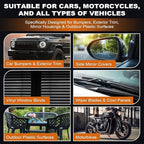 Black Trim Restorer Outdoor-Use Only Restores Deep Black Color in Minutes UV & Water Resistant Long-Lasting Protection for Exterior Plastic, Vinyl & Rubber Glossy Streak-Free Finish 8oz