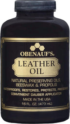 Obenauf's Leather Conditioner - Leather Oil (16oz) - Restore and Protect Leather Boots, Jackets, Purses as Well as Car Leather, Leather Furniture and Much More - Made in The USA (with Applicator)