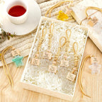 30 Pcs Star Shaped Car Fragrance Diffuser Bottle Bulk - Appreciation Gifts Set Hanging Glass Diffusers with Inspirational Message for Coworker Teacher Staff Thank You Gift (You are)
