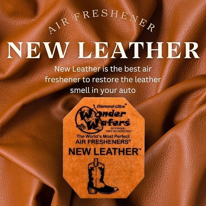 Wonder Wafers 250 Count New Leather Unwrapped Automobile Professional Use Air Fresheners Car and Truck Detail
