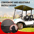 Golf Cart Front and Rear Seat Covers for Yamaha G29/drive Drive 2 2007+, Durable Polyester Fabric Yamaha G29 Seat Covers, Breathable Washable