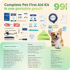KeepGoing Dog First Aid Kit – Pet Emergency Kit for Dogs & Cats – Dog Travel Accessories for Car, Camping and Hiking