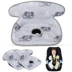 Piddle Pad - Car Seat Potty Training Protector- Waterproof Car Seat Liner with Anti-Slip Backing, Machine Washable Cover for Baby Toddler Carseat, Stroller (Gray, 2PC)