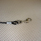 Mogoko Pet Dog Car Seat Belt Restraint, Coated Stainless Steel Chew Proof Dog Vehicle Safety Tether Cable, Double Clip No-Chew Pet Car Leash Lead-31 Inch