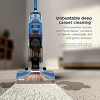 Shark CarpetXpert Upright Carpet & Area Rug Cleaner, Perfect for Pets, Lightweight & Powerful, Dirt, Grime, & Odor Removal, Carpet Shampooer, Cleaning Solution, Blue, EX121BRN