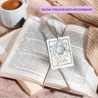 Retro Blue Beach Car Air Freshener, Coastal Seashell Starfish Beachy Air Freshener Hanging 3 Pcs for Cars Closet Drawer or Books, Blue Preppy Beach Car Accessories Mirror Decor for Women
