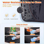 Gimars Car Seat Protector, 2 Pack, Waterproof 600D Fabric Carseat Protector Car Seat Cover for Child Car Seat with Nonslip Backing Mesh Pockets for Baby and Pet SUV Sedan Truck Leather Seats