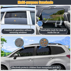 XCBYT Forester Window Shades for 2019-2024, 4PCS Side Window Sun Shades with Breathable Mesh, Magnetic Car Window Covers for Baby & Privacy, UV Protection & Heat Insulation