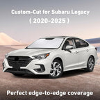 EcoNour Windshield Sunshade Compatible for Subaru Legacy 2020-2023 2024 2025, Sun Visor for Front Windshield & Window Sun Shade Cover, UV Heat Blocker & Protector, Car Accessories