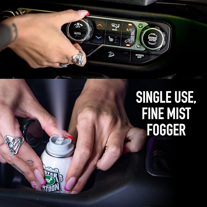 Turtle Wax X Mister Cartoon 54228 So Fresh Odor Eliminating Fogger Car Air Freshener, Long Lasting Scent, For Car and Home, 2 oz. (Pack of 1), Sunset Peach Fragrance