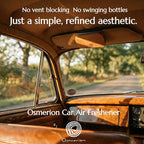 Car Air Freshener - Wood Air Freshener for Visor Clip - Long Lasting Car Odor Eliminator - Vehicle Scent Diffuser - Variety Scent Refill (Amber - Marine - English Pear, CLIP INCLUDED)