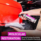 Torque Detail Plastic & Trim Restorer Spray - Restores, Shines & Protects Plastic, Vinyl & Rubber Surfaces With Molecular Restoration - Apply in Minutes, Lasts At Least 6 Months (8 fl. oz)