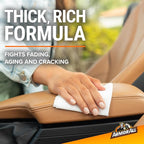 Armor All Interior Cleaner Car Leather Wipes by , For Cleaning Cars, Trucks and Motorcycles, 20 Count
