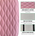 Car Center Console Pad, Waterproof Auto Armrest Seat Box Cover, PU Leather Arm Rest Protector Cushion Pad, Universal Vehicle Interior Protection Accessories for Car SUV (Pink)